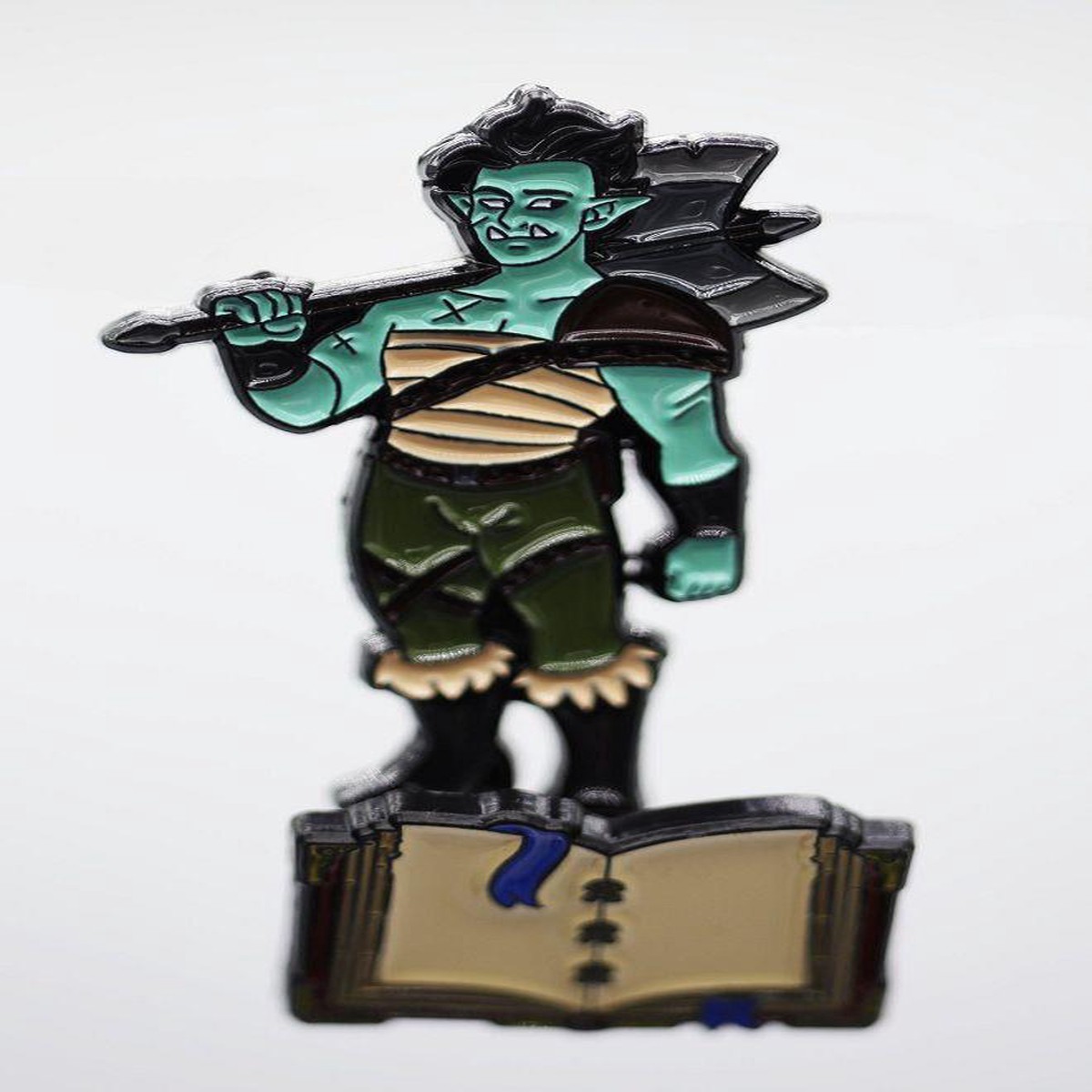 Piniature Half Orc Barbarian