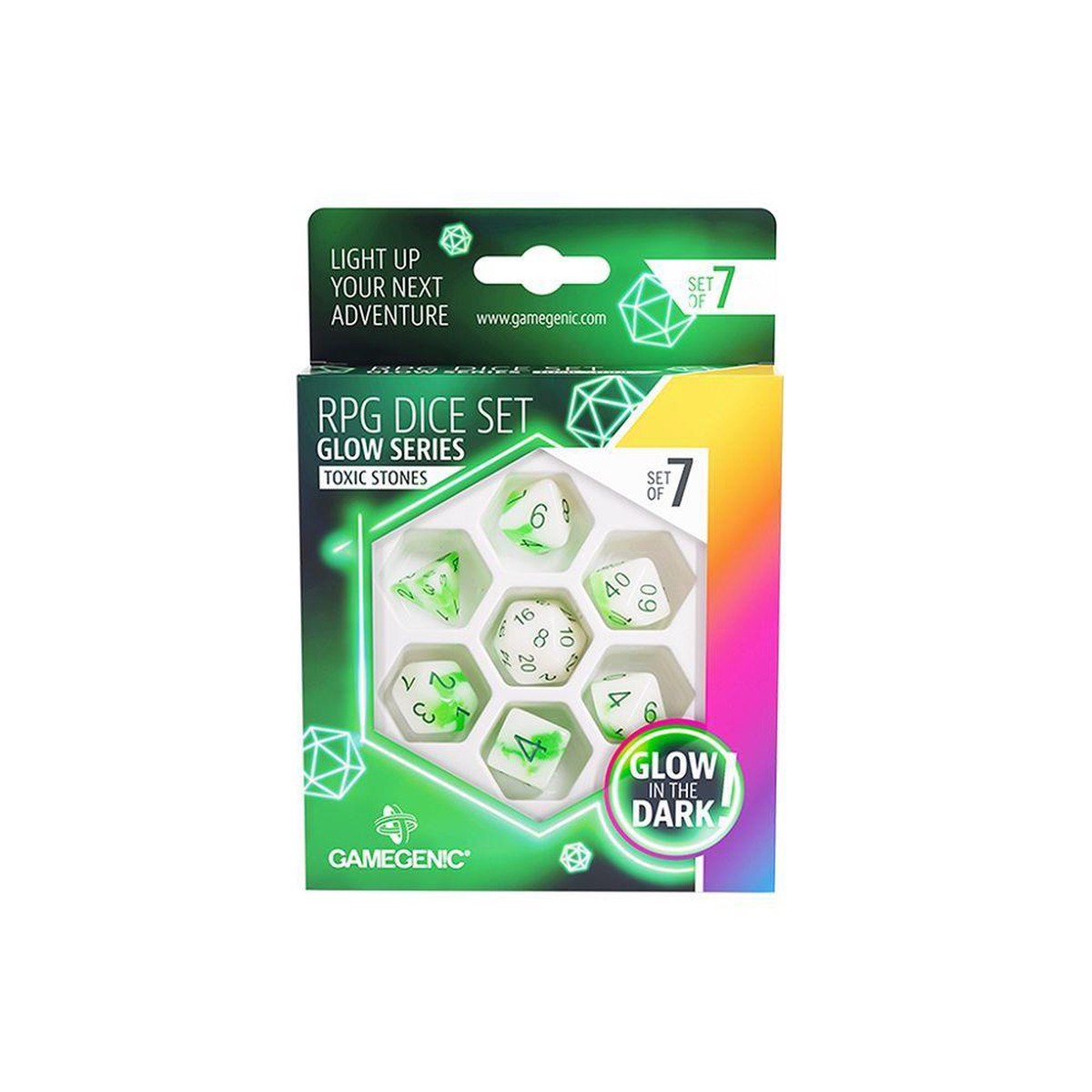 7ct Toxic Stones Glow Dice