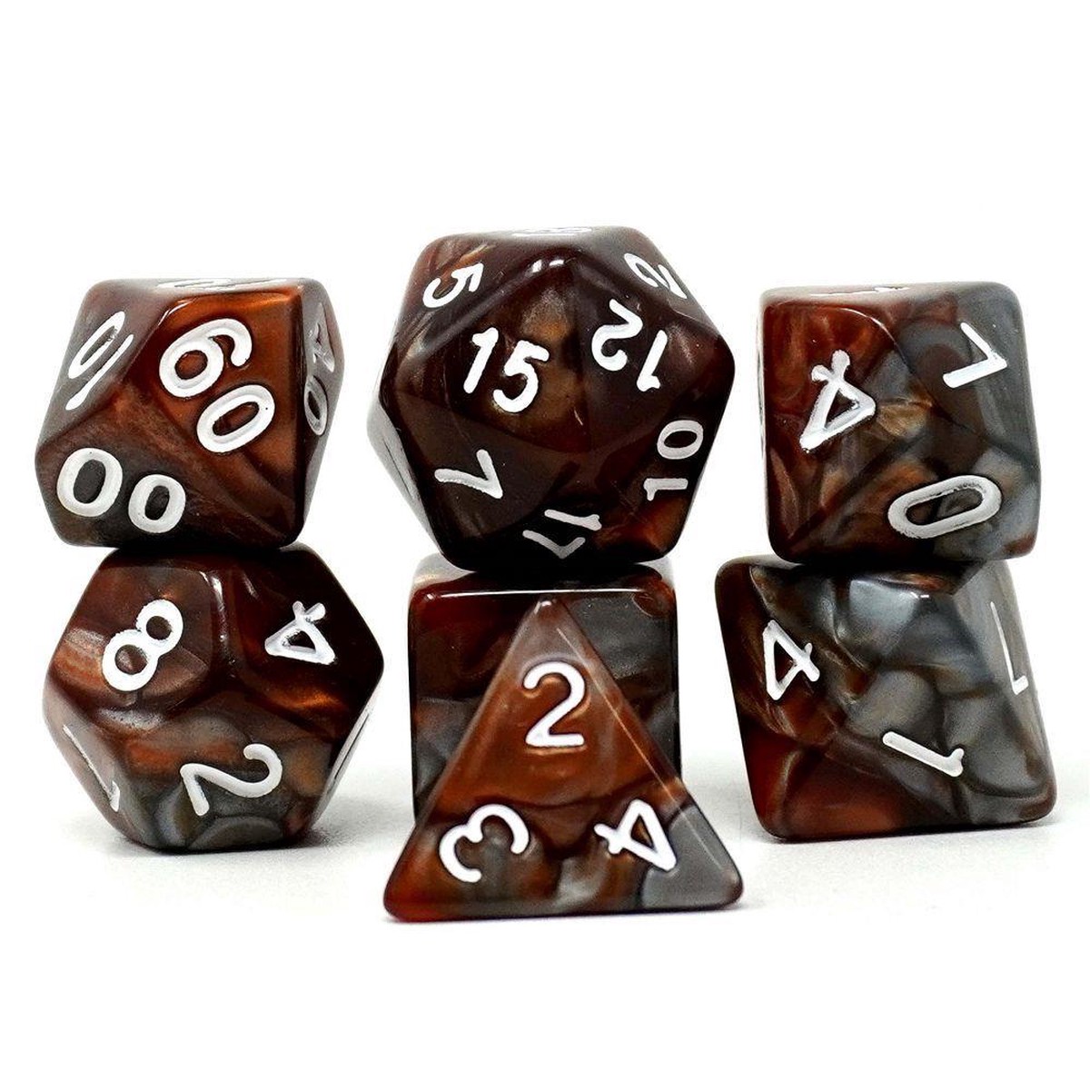 Mimic Dice 7ct Iron Forge