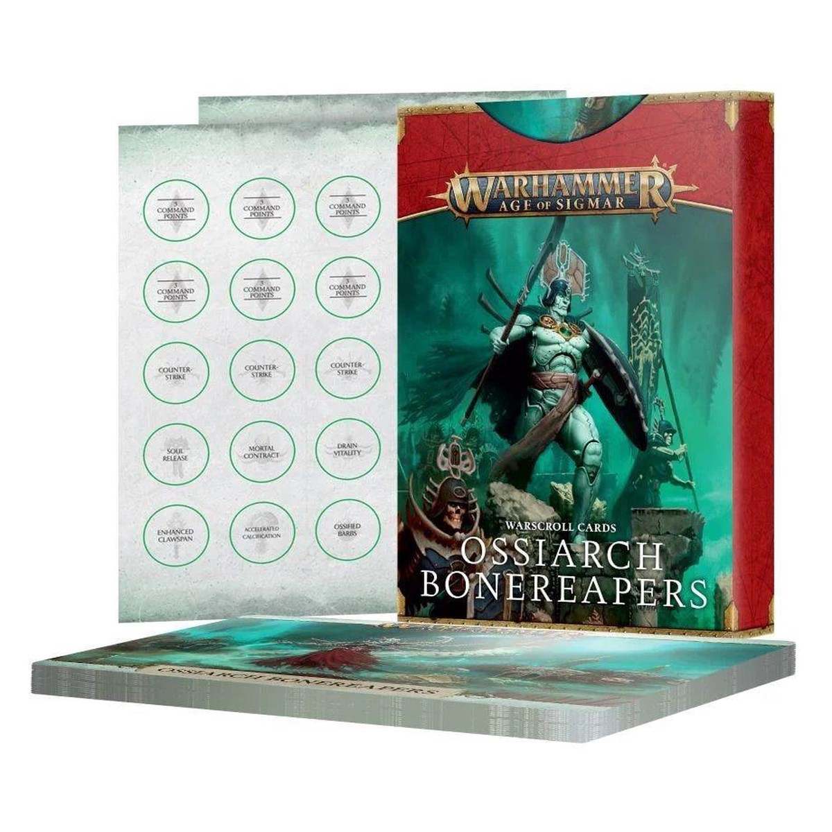 Age of Sigmar Ossiarch Bonereapers Warscroll Cards