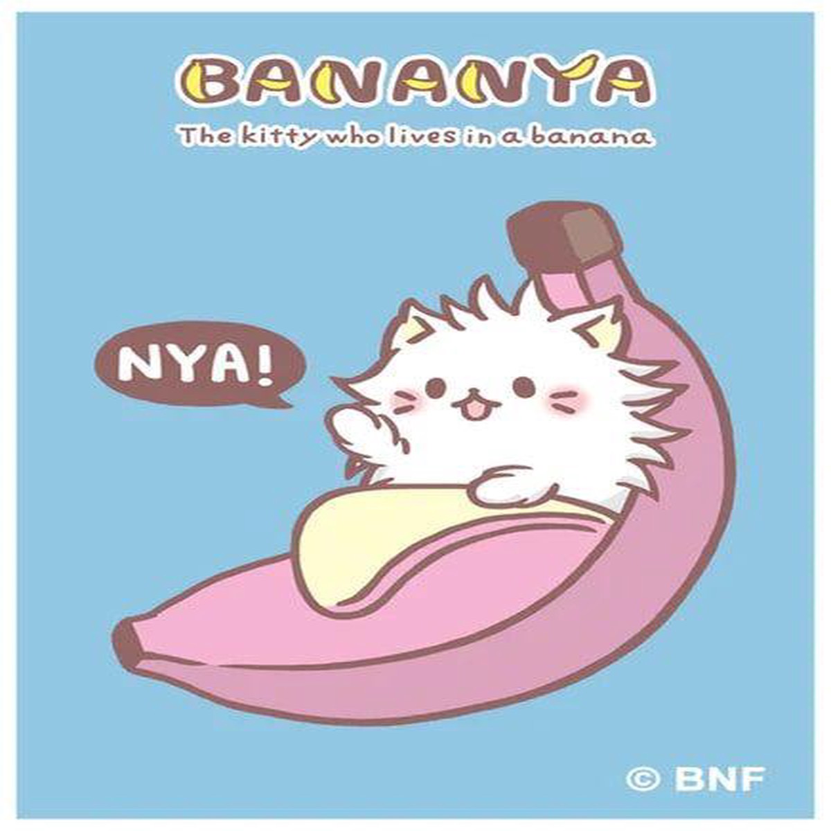 Bananya Card Sleeves Blue