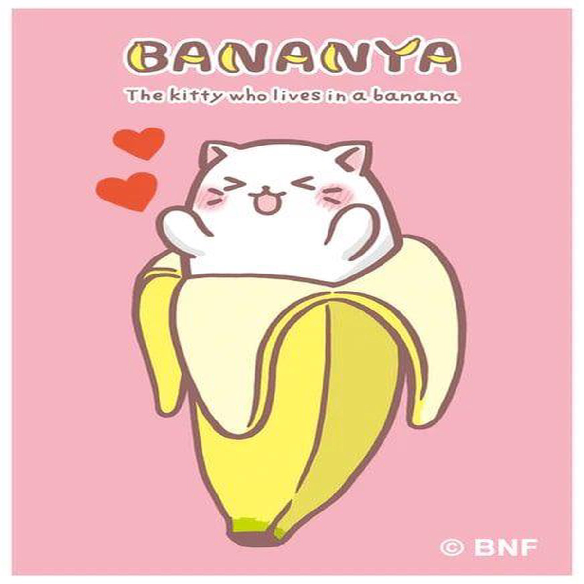 Bananya Card Sleeves Pink