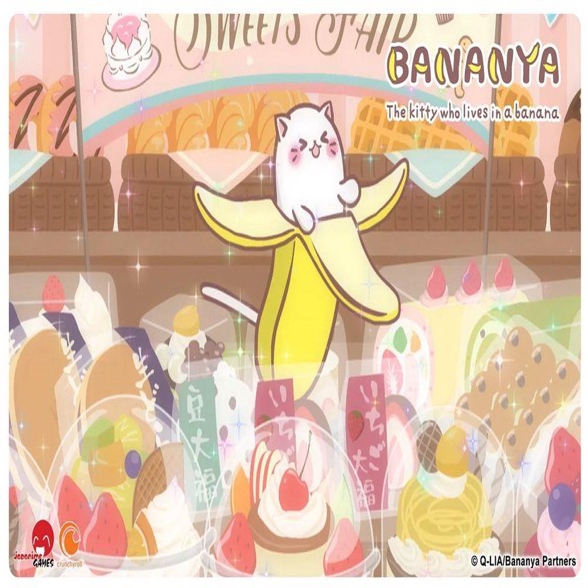 Bananya Playmat #3 Sweet Shoppe