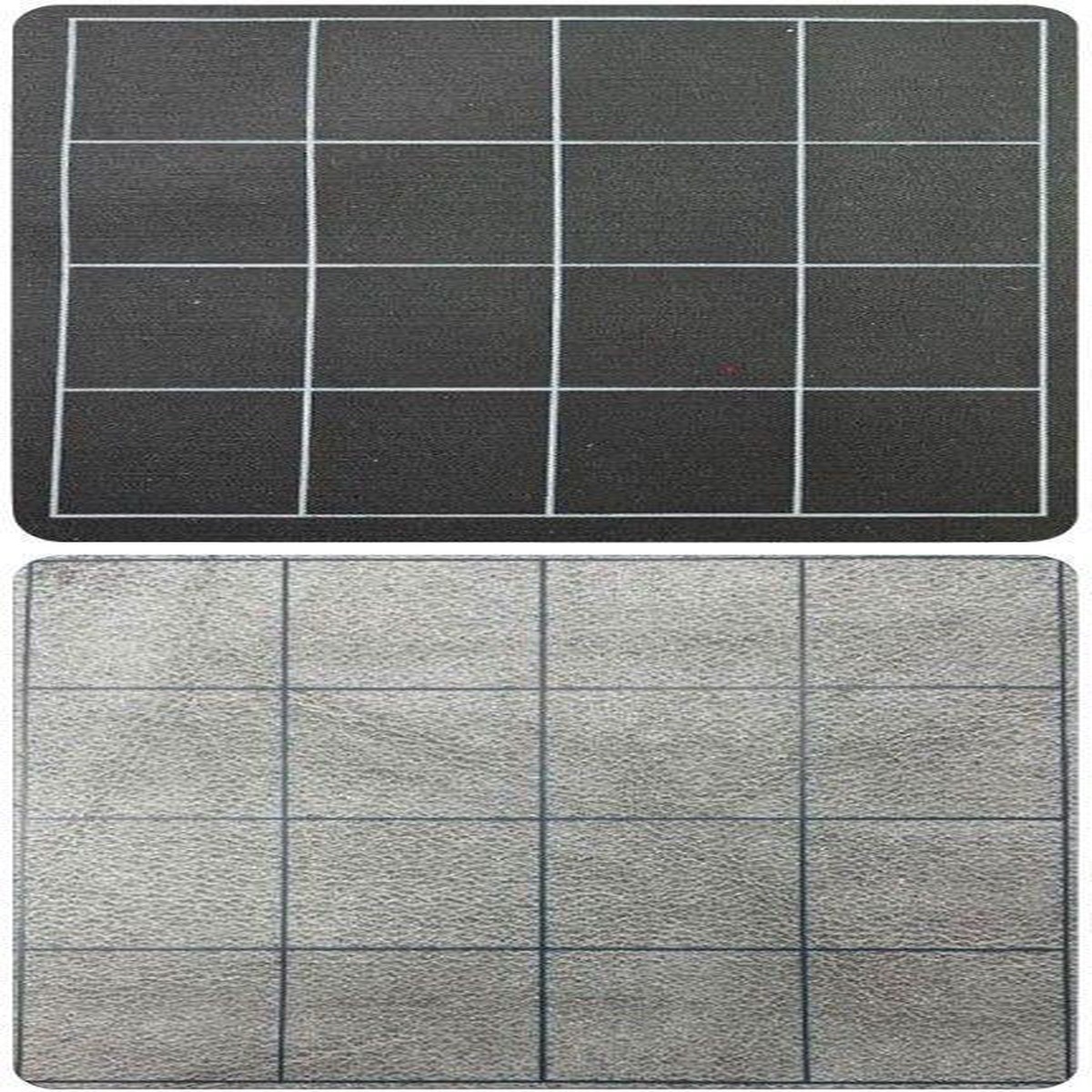 Black-Grey Squares Megamat