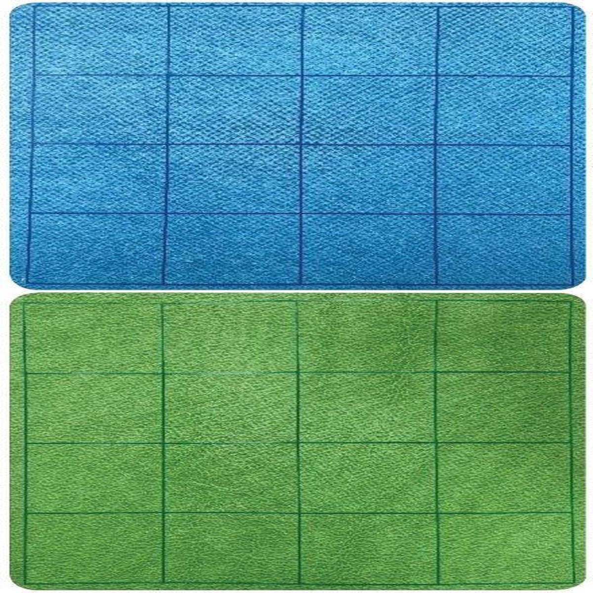 Blue-Green Squares Megamat