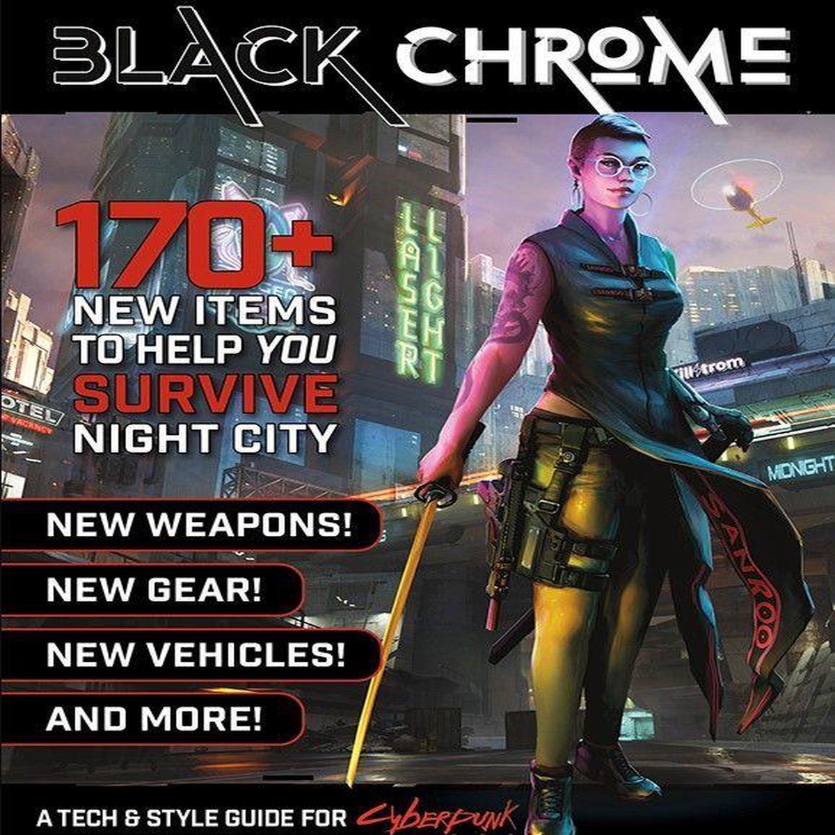 Cyberpunk Red Black Chrome