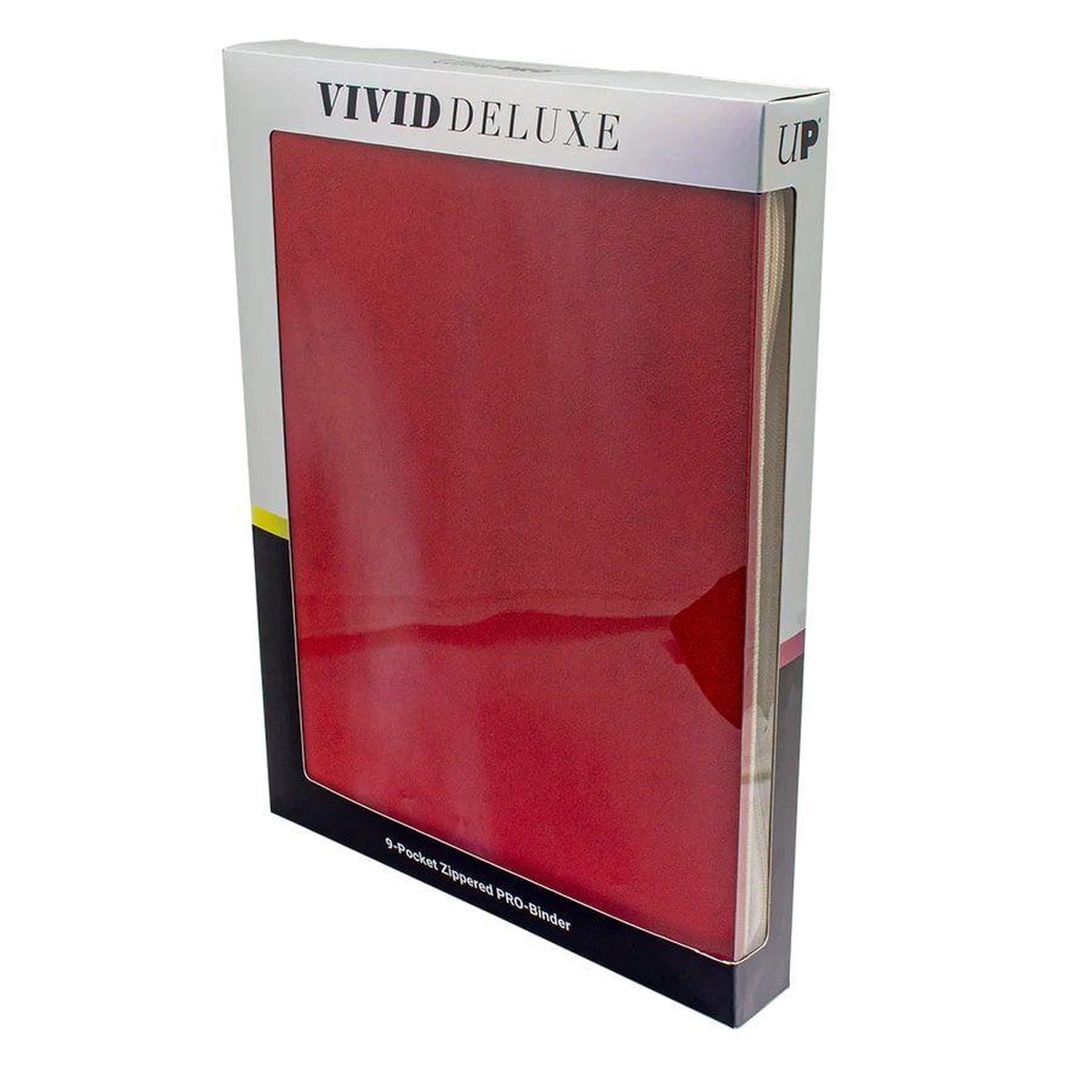 Deluxe 9-Pocket Zippered PRO-Binder Vivid Red
