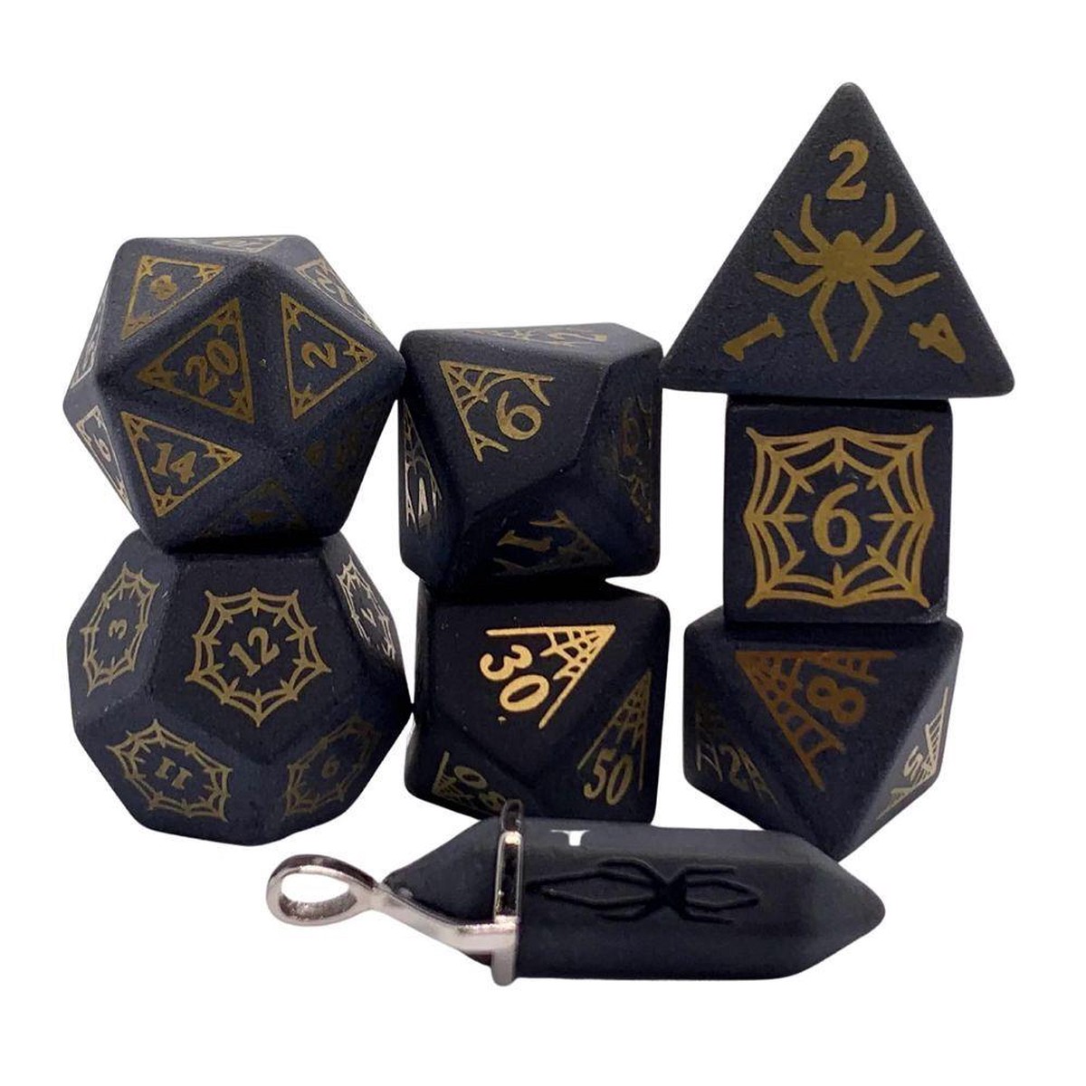 Gold Ionized Obsidian Widow