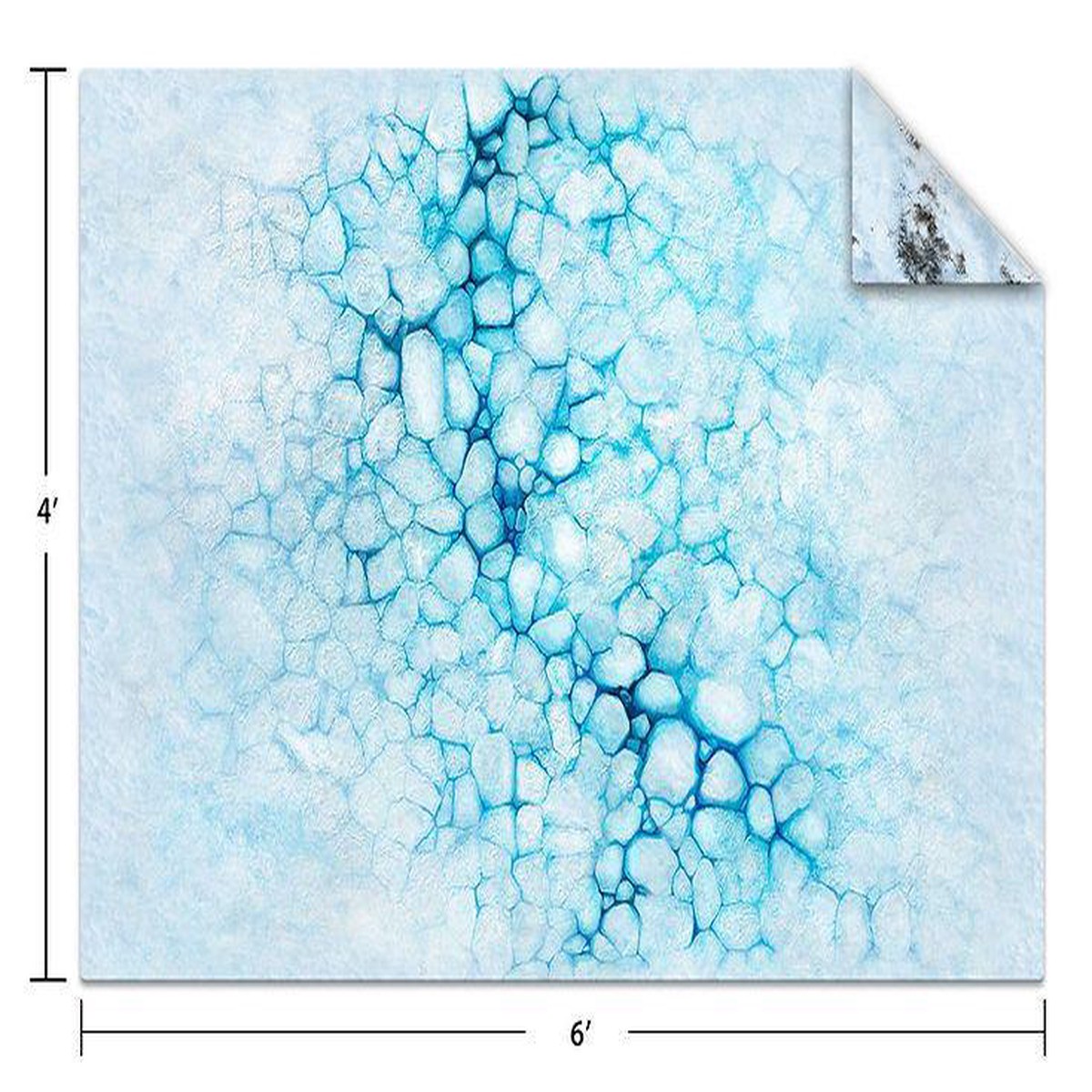 Ice/Tundra 6x4ft Game mat