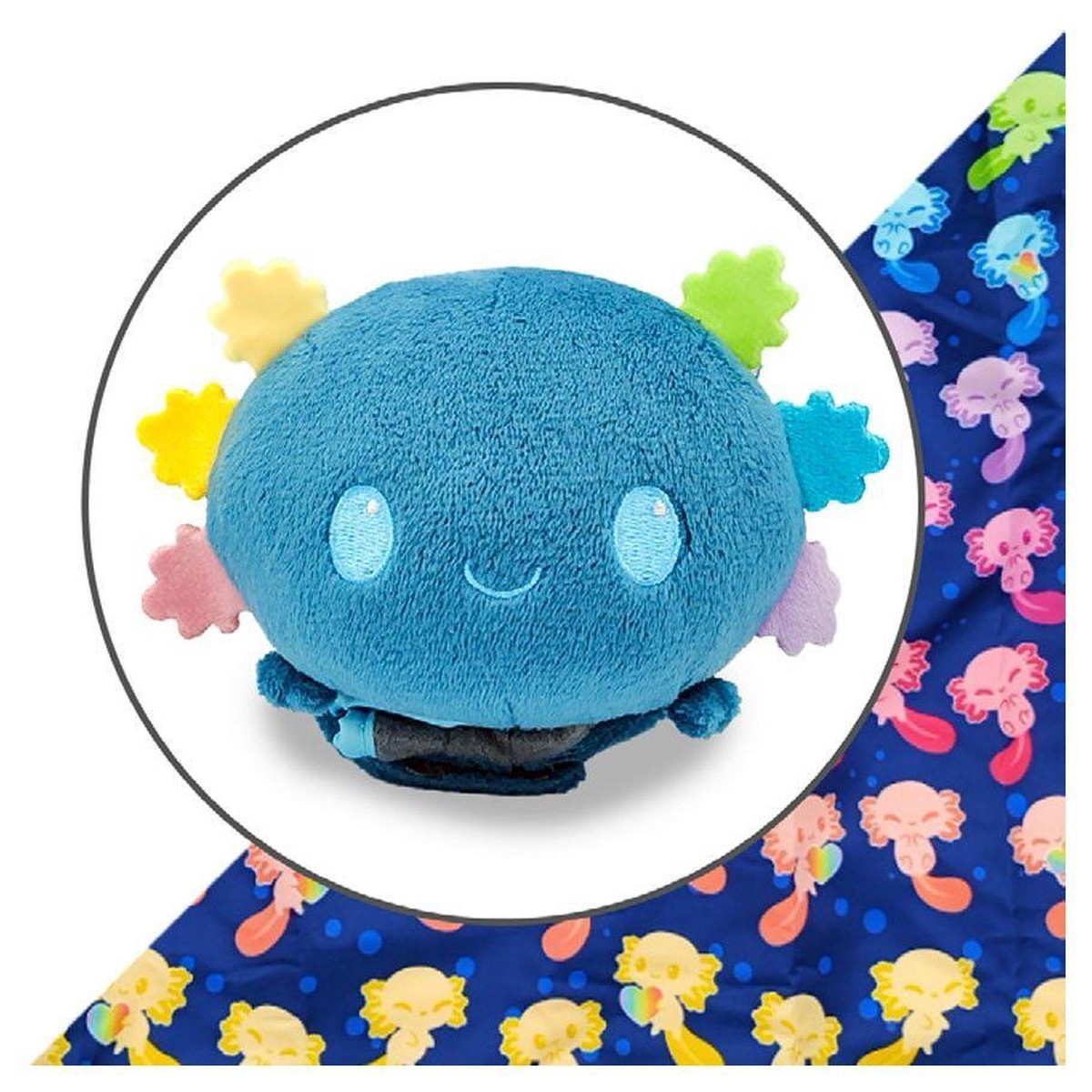 Plushie Tote Blue Axolotl