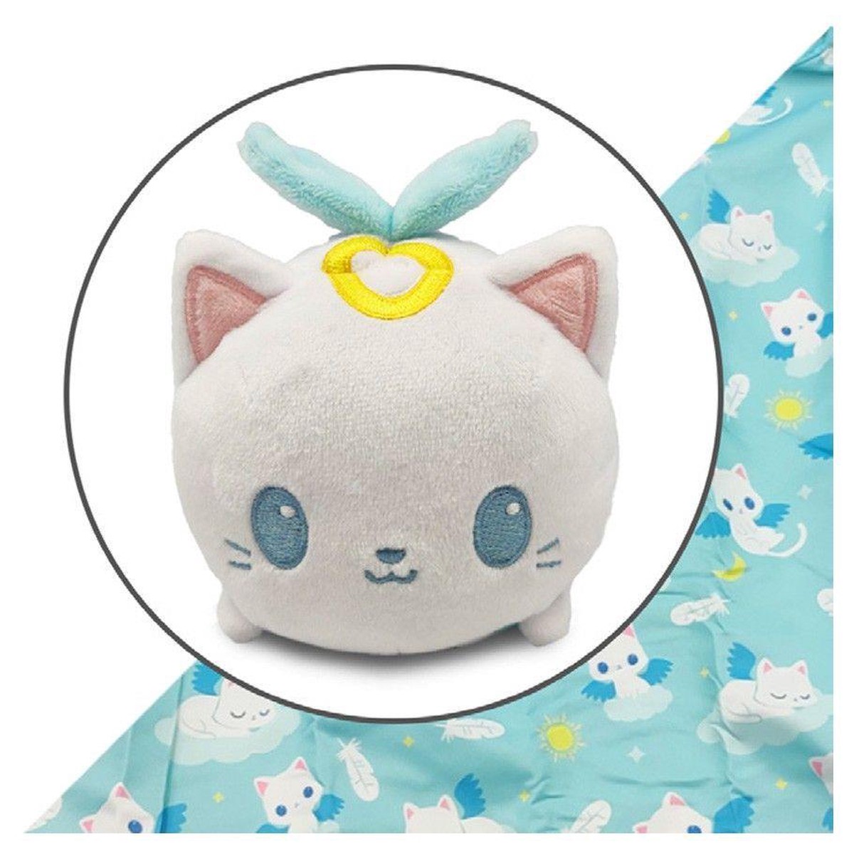 Plushie Tote White Angel Cat