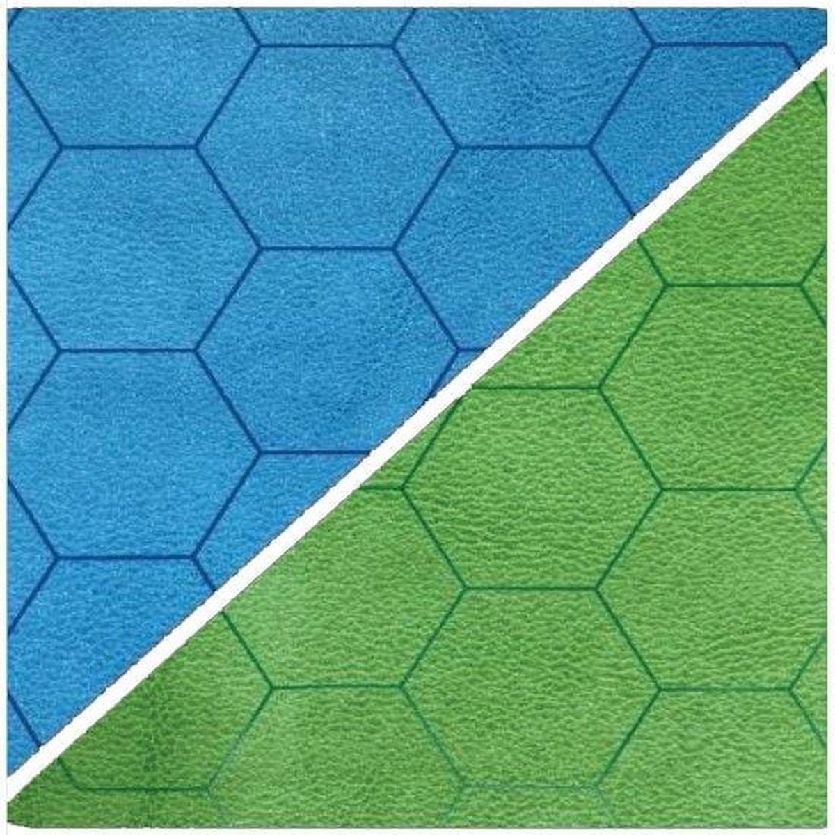 Blue-Green Hexes Battlemat