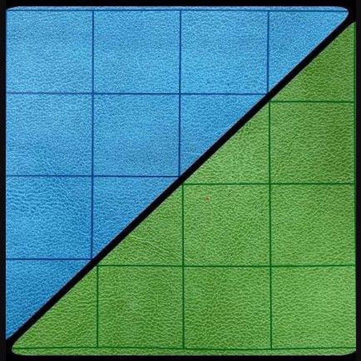Blue-Green Squares Battlemat