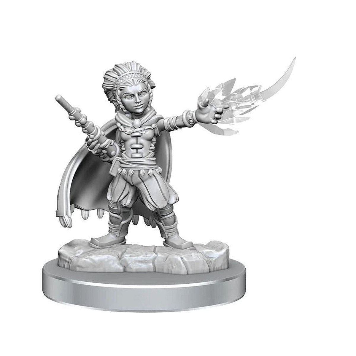 Dungeons & Dragons Nolzurs Marvelous Miniatures: Halfling Wizards - Male and Female