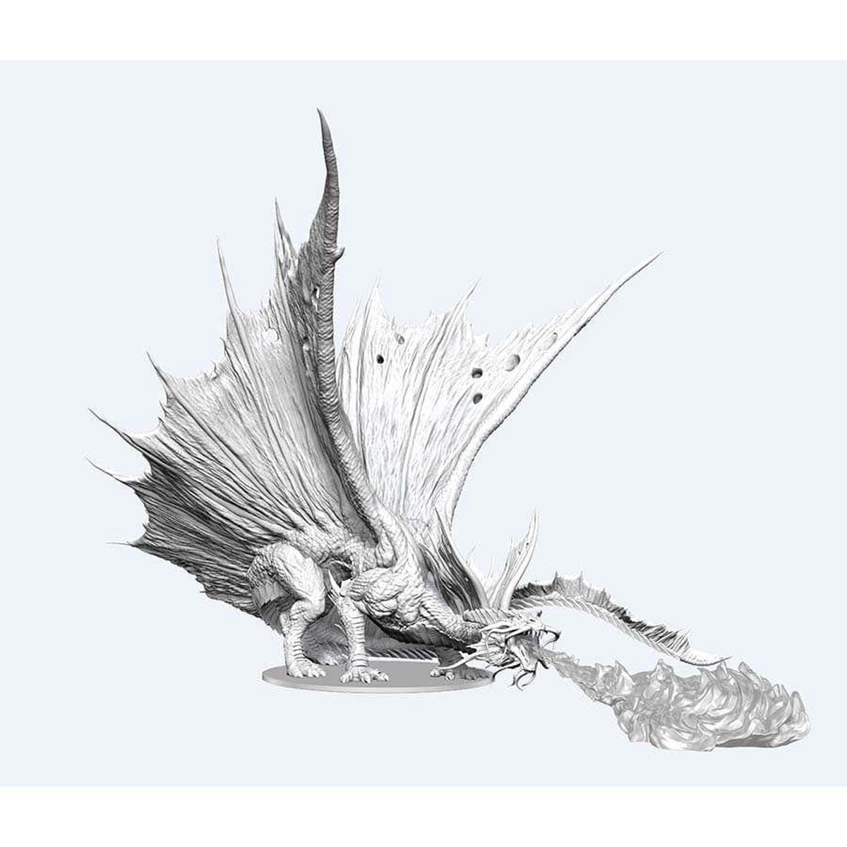 Unpainted Adult Gold Dragon