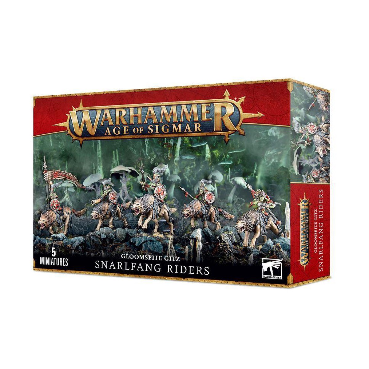 Age of Sigmar Gloomspite Gitz: Snarlfang Riders