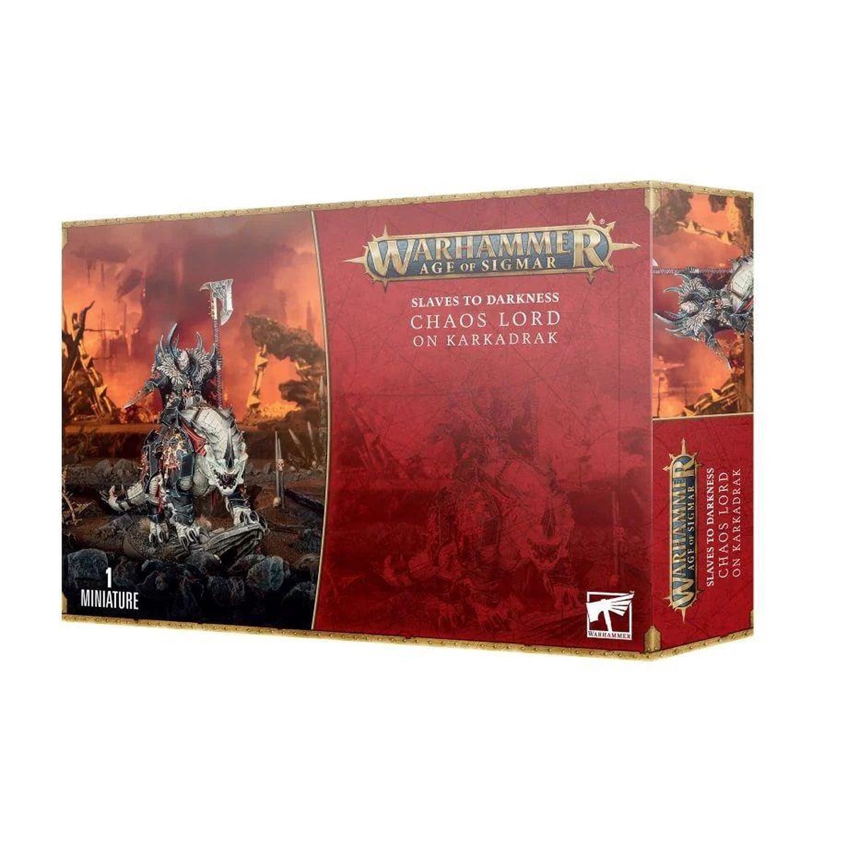 Age of Sigmar Slaves to Darkness: Chaos Lord on Karkadrak