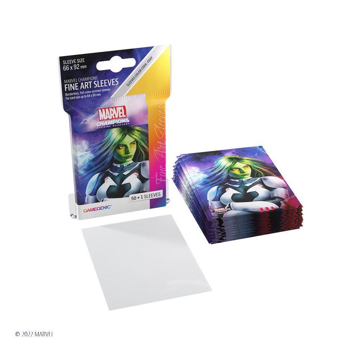 Gamegenic 50ct Standard Size Art Sleeves Marvel Champions Gamora