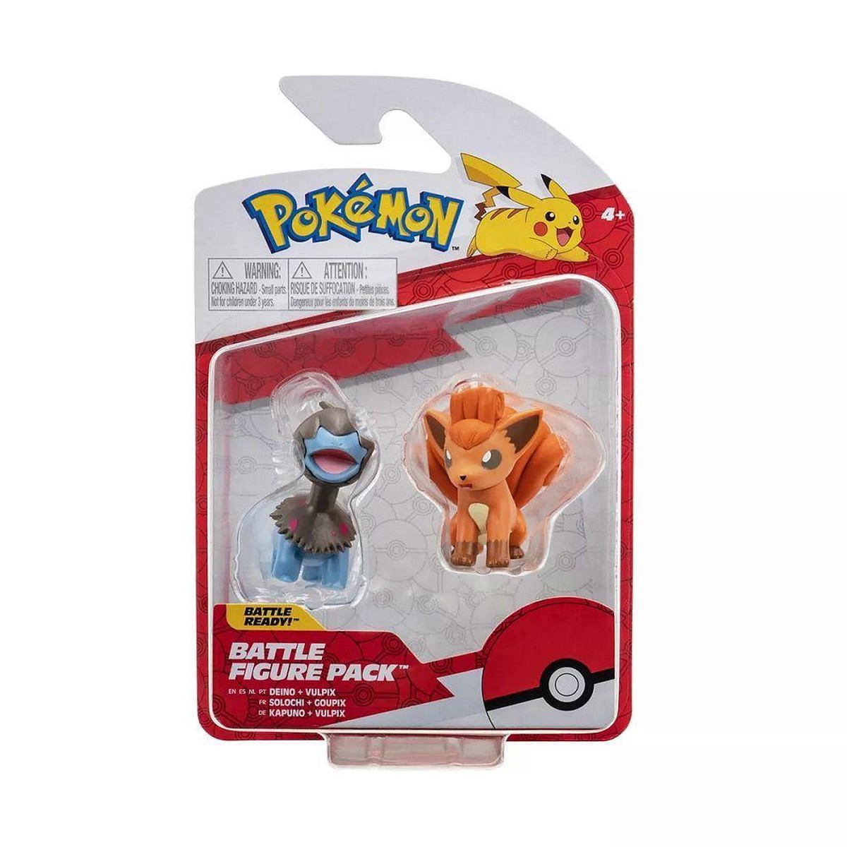 Pokemon Deino & Vulpix Battle Figure