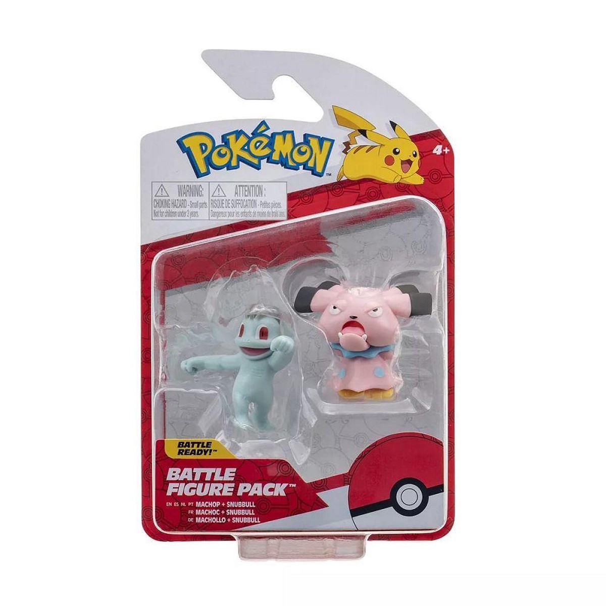 Pokemon Machop & Snubble Battle Figure