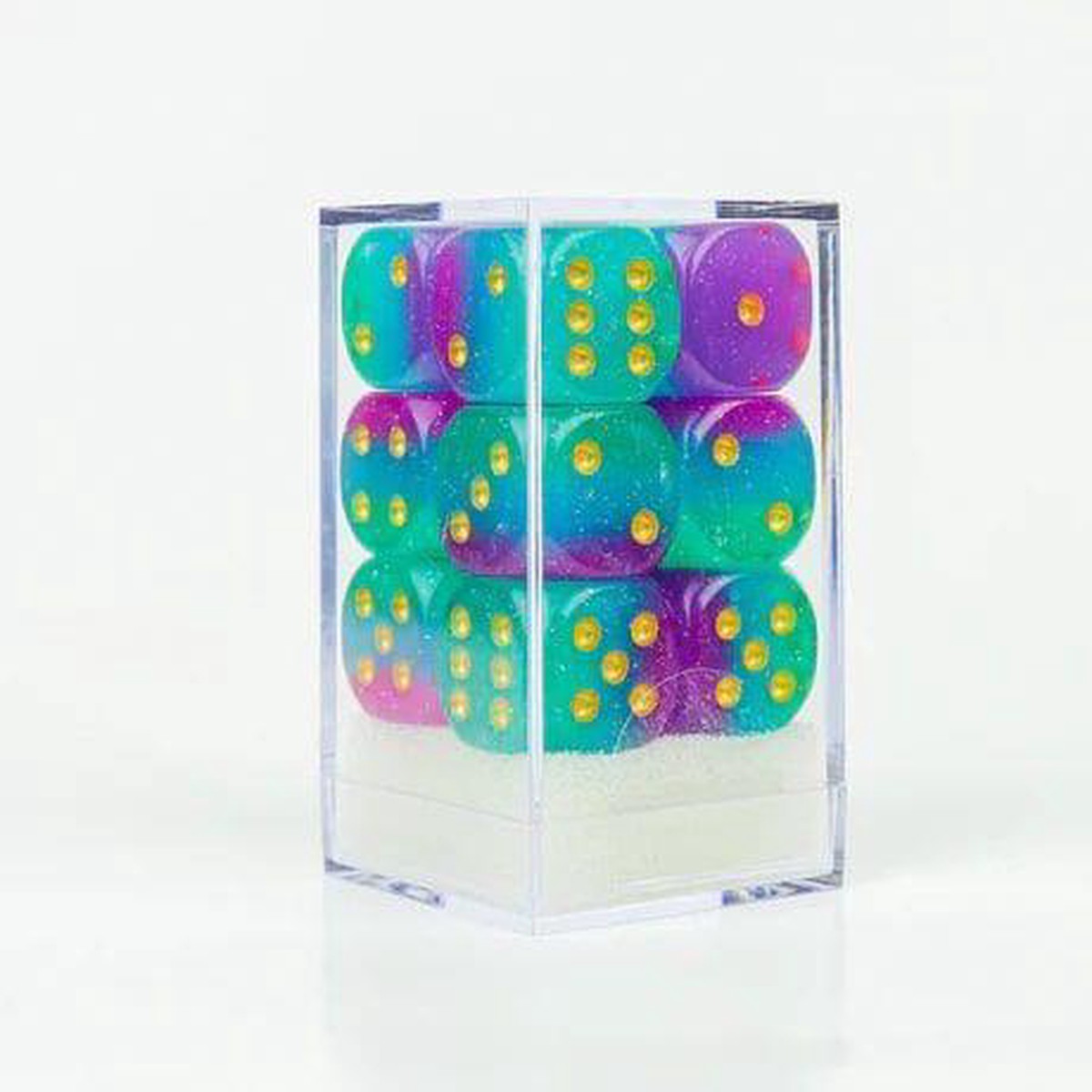 Sirius Dice 12ct 16mm d6 Dice Set Northern Lights