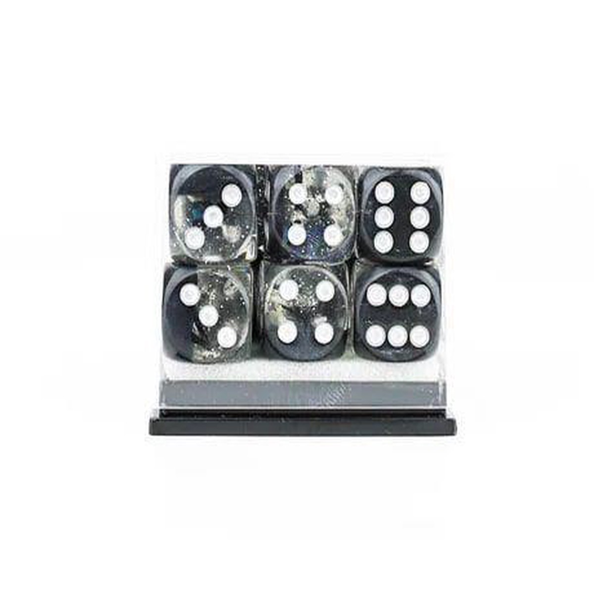 Sirius Dice 18ct 12mm d6 Dice Set Clubs