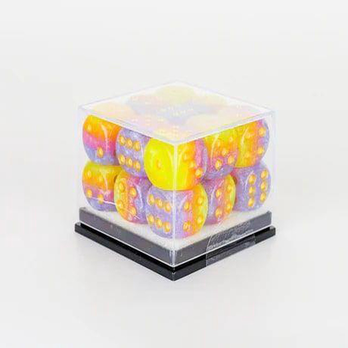 Sirius Dice 18ct 12mm d6 Dice Set Tahitian Sunset
