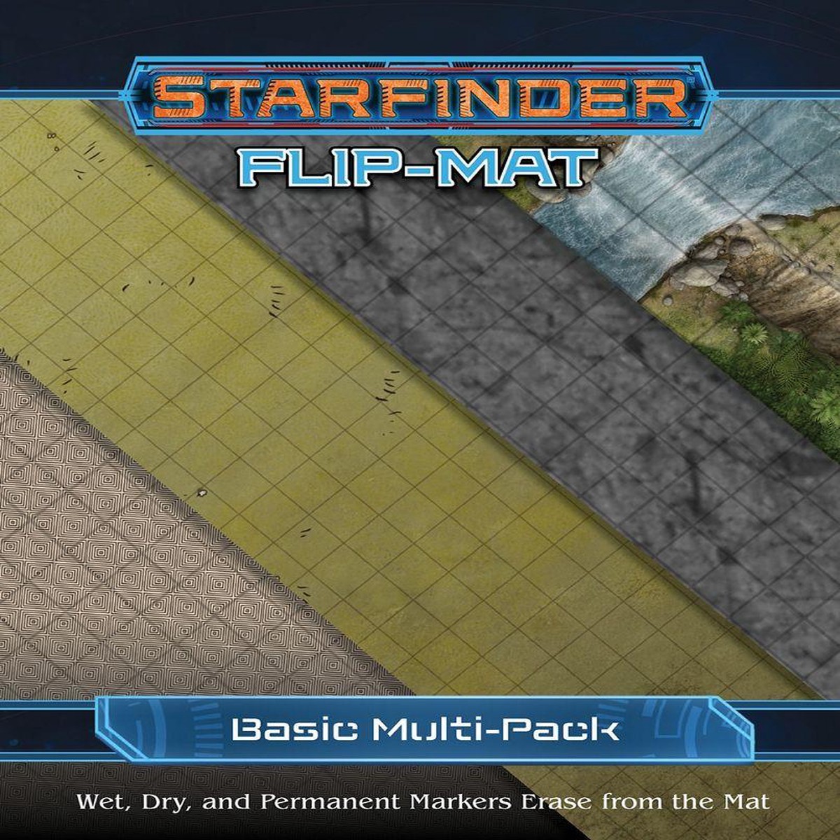 Starfinder Flip Mat Multi Basic Terrain