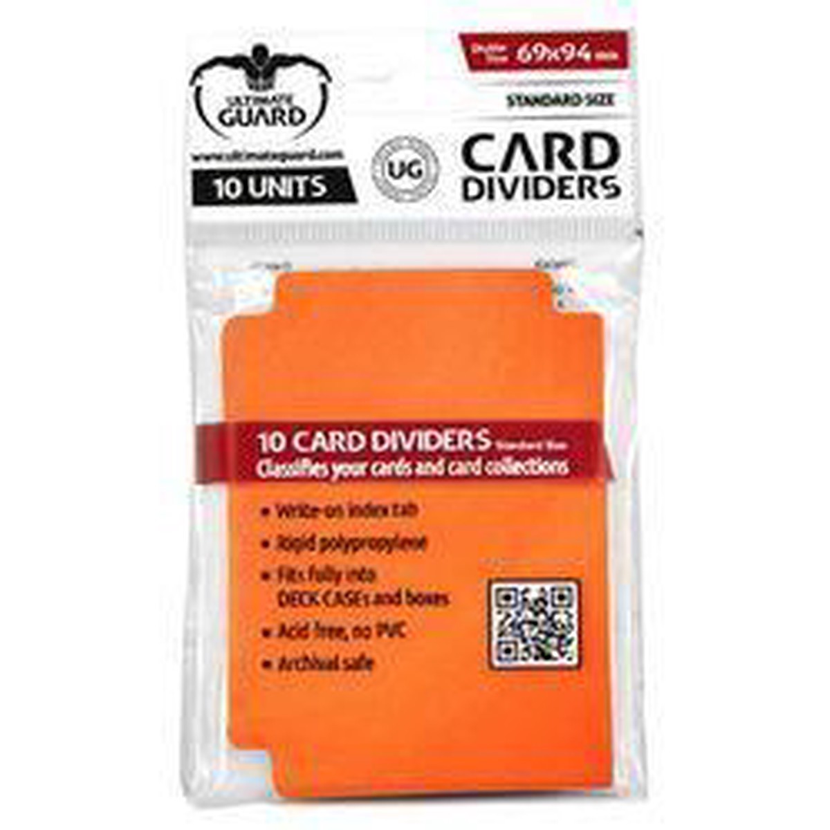 Ultimate Guard: Card Dividers Orange