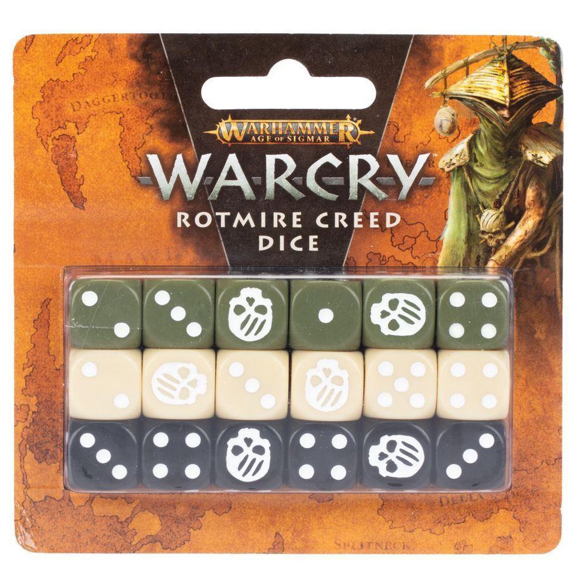 Age of Sigmar Warcry Rotmire Creed Dice