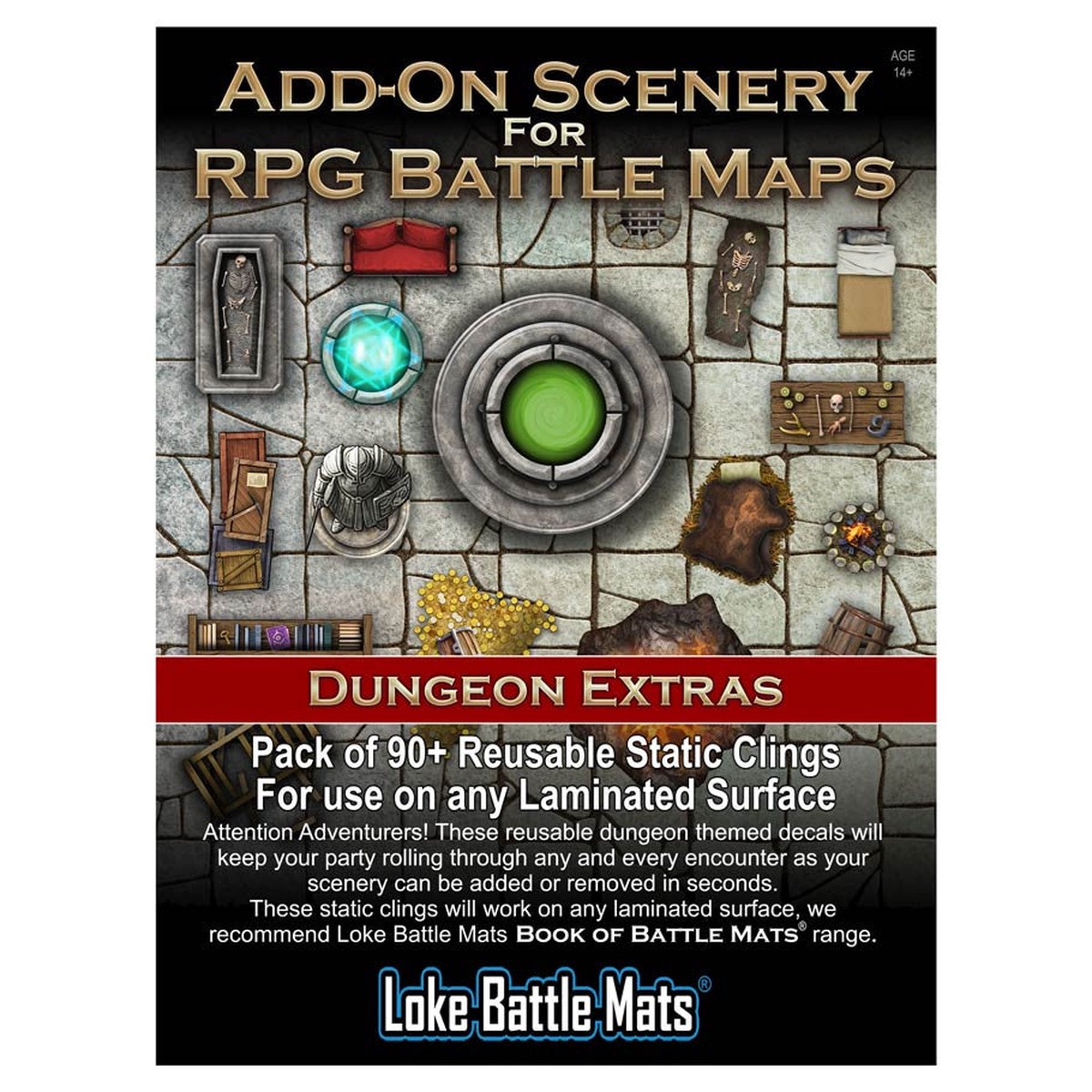 Little Battle Mats: Dungeon Extras Add-On Scenery