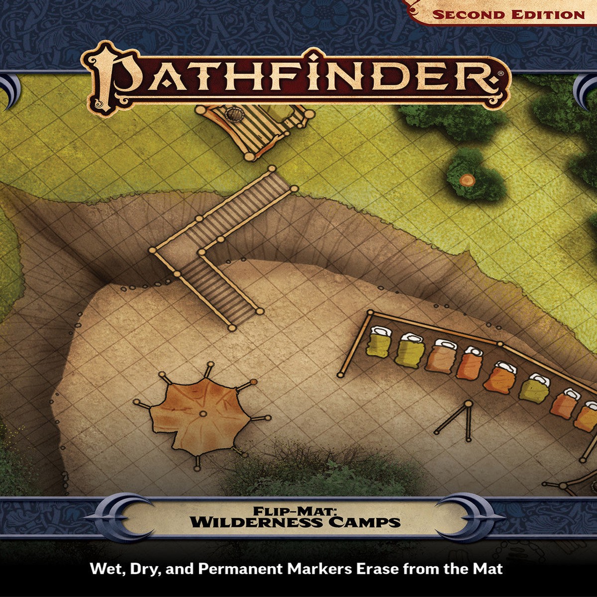 Pathfinder Flip Mat: Wilderness Camps