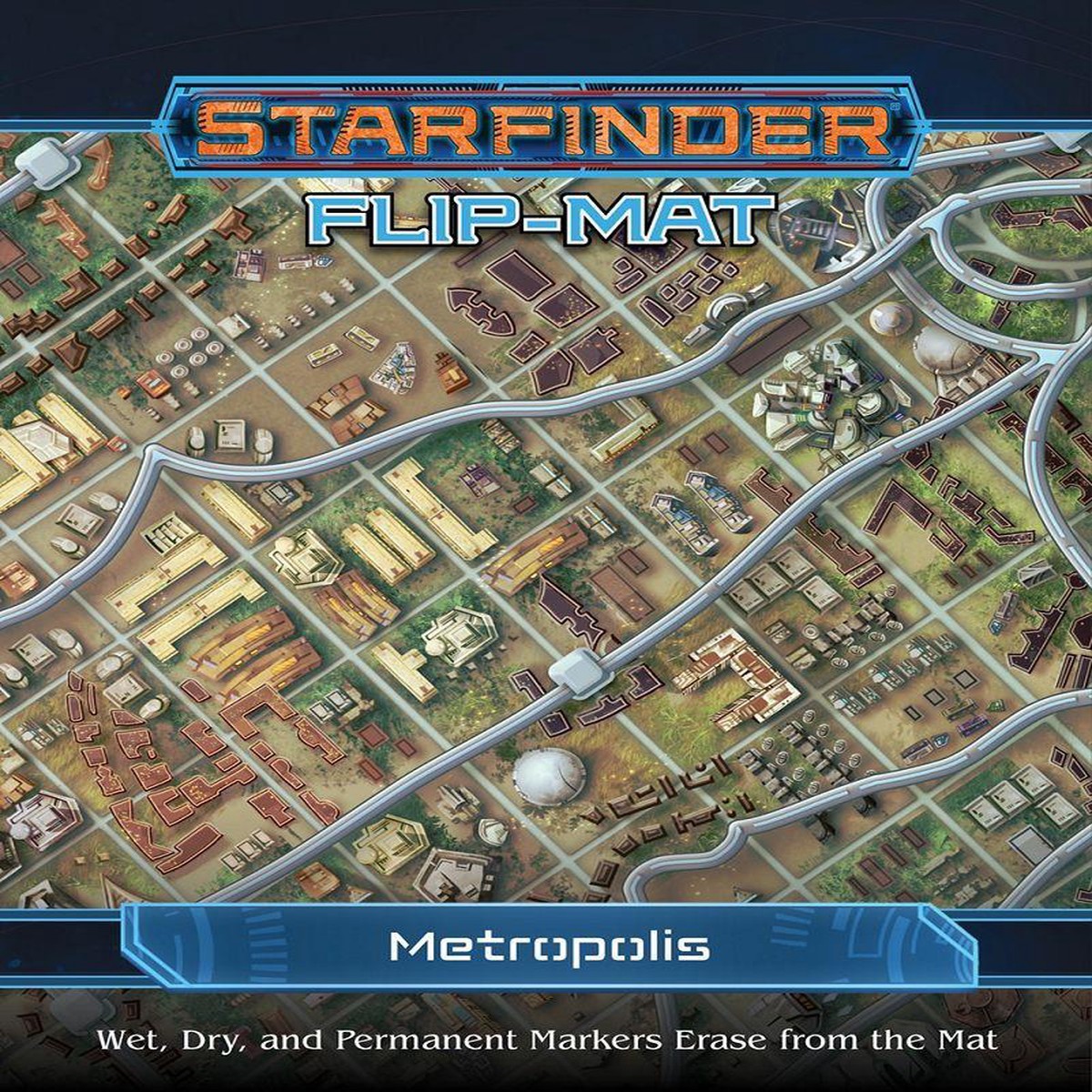 Starfinder Flip Mat Metropolis