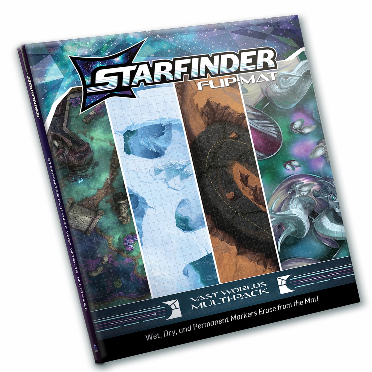 Starfinder Flip Mat: Vast Worlds Multipack