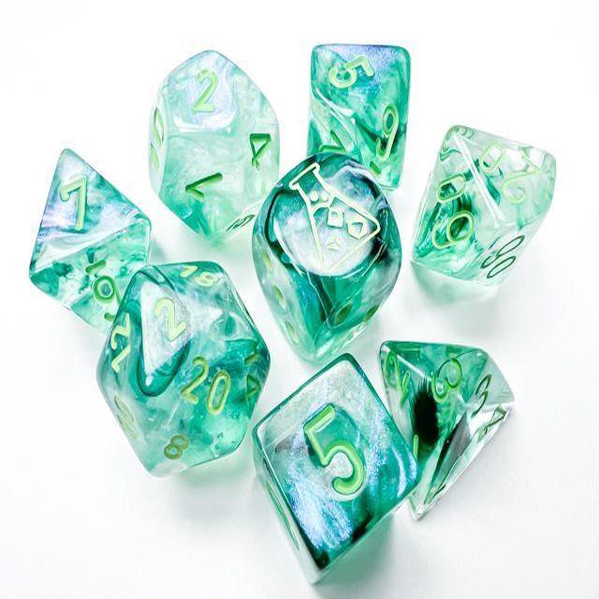 30054 CHX Lab Dice Poly Luminary Kelp/Light Green