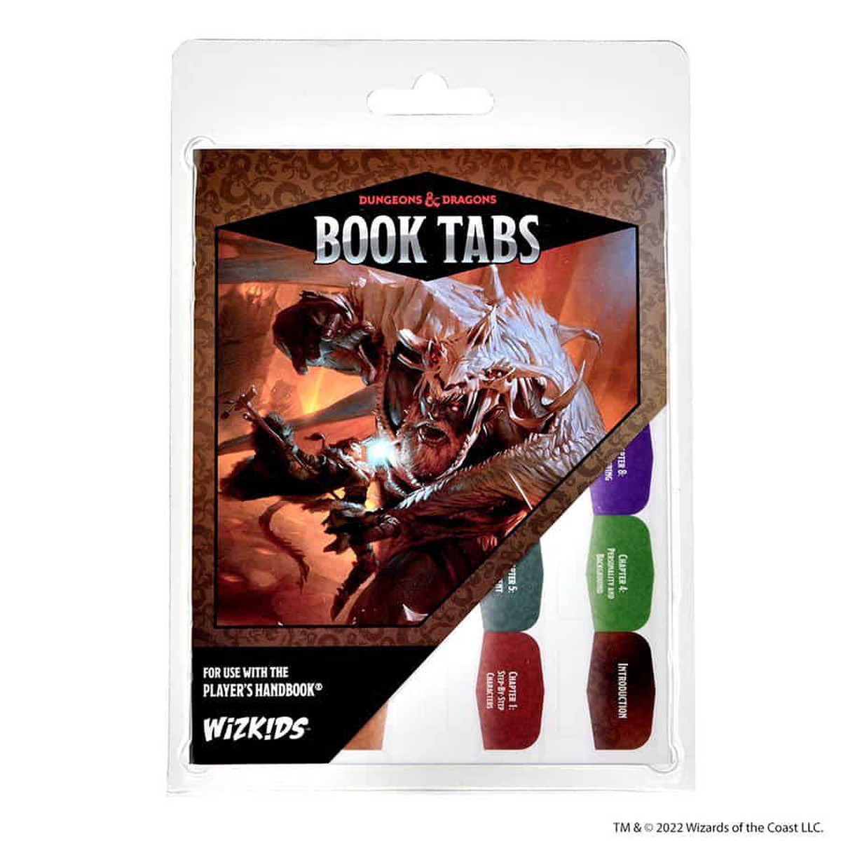 D&D Player's Handbook Book Tabs