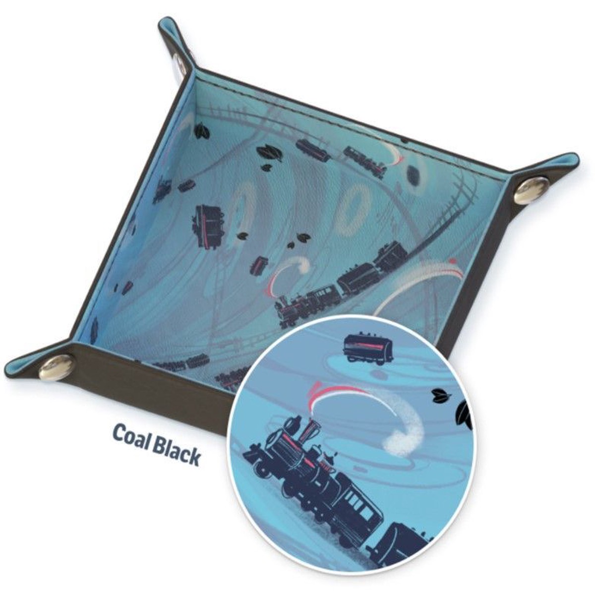 Chai Dice Tray Coal Black