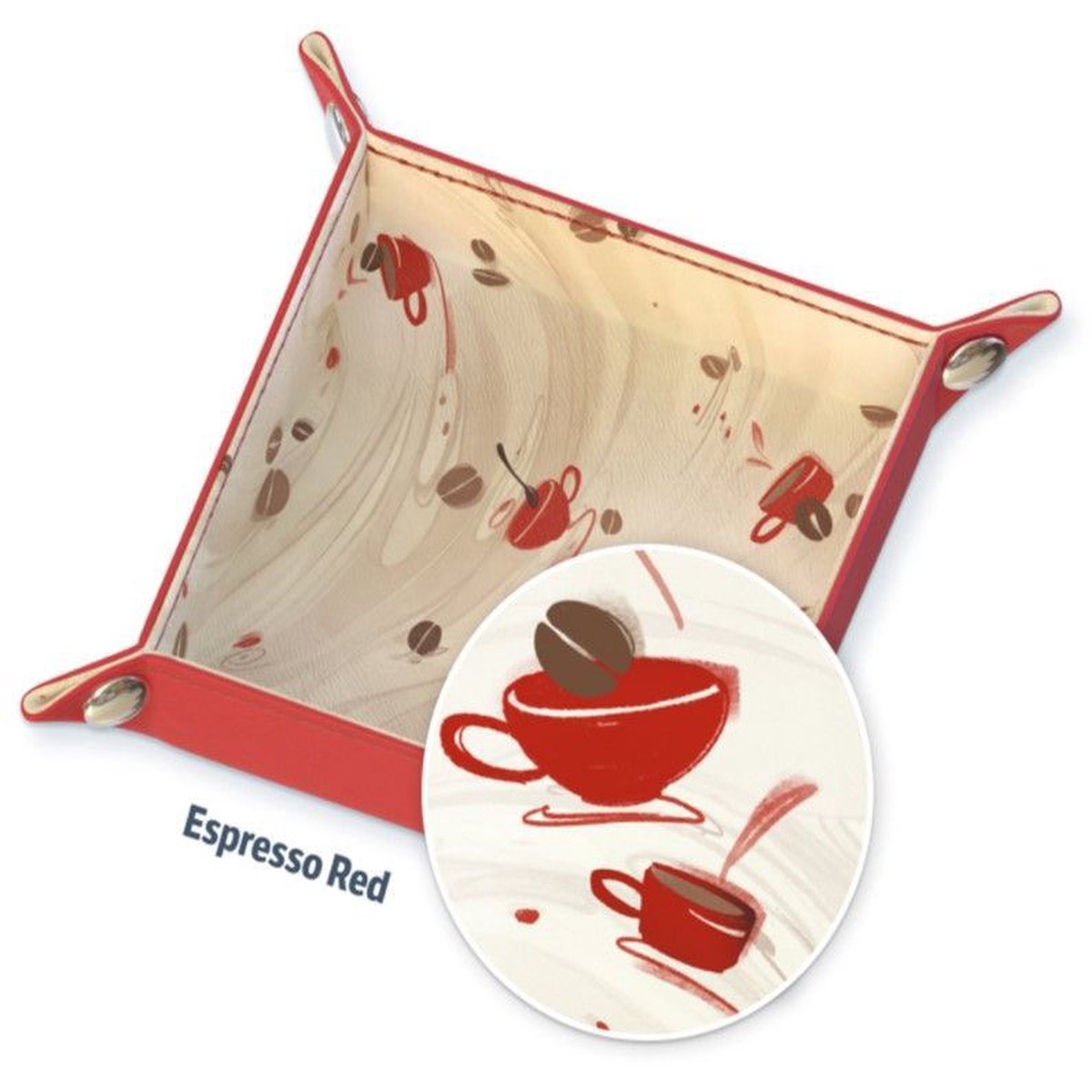 Chai Dice Tray Espresso Red