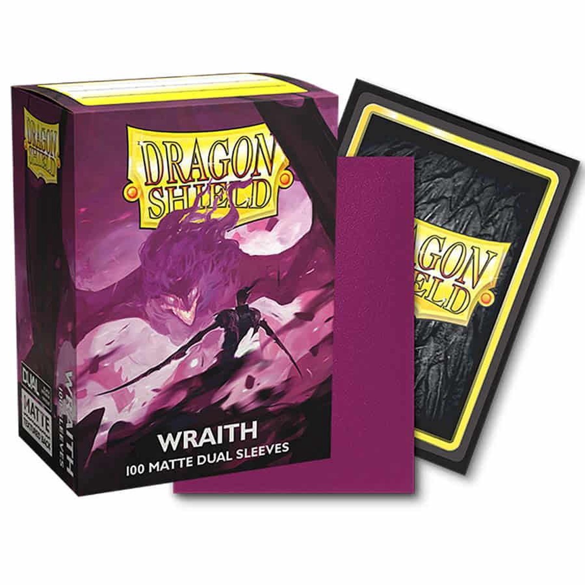 Dragon Shield 100ct Sleeves Matte Dual Wraith