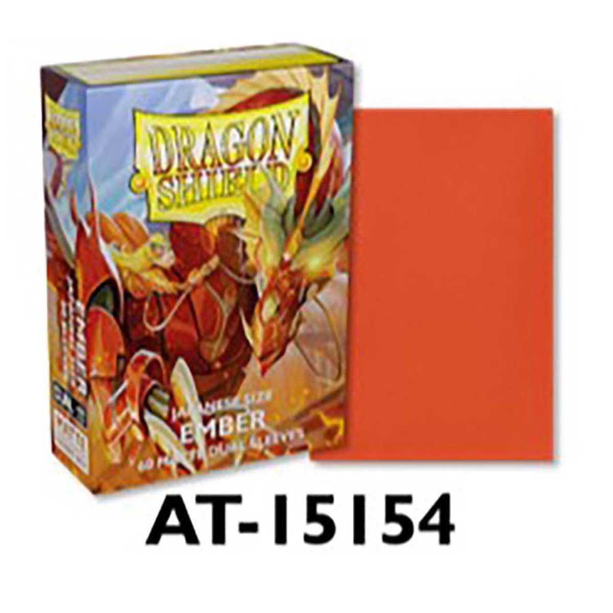 Dragon Shield 60ct Sleeves Japanese Size Matte Dual Ember