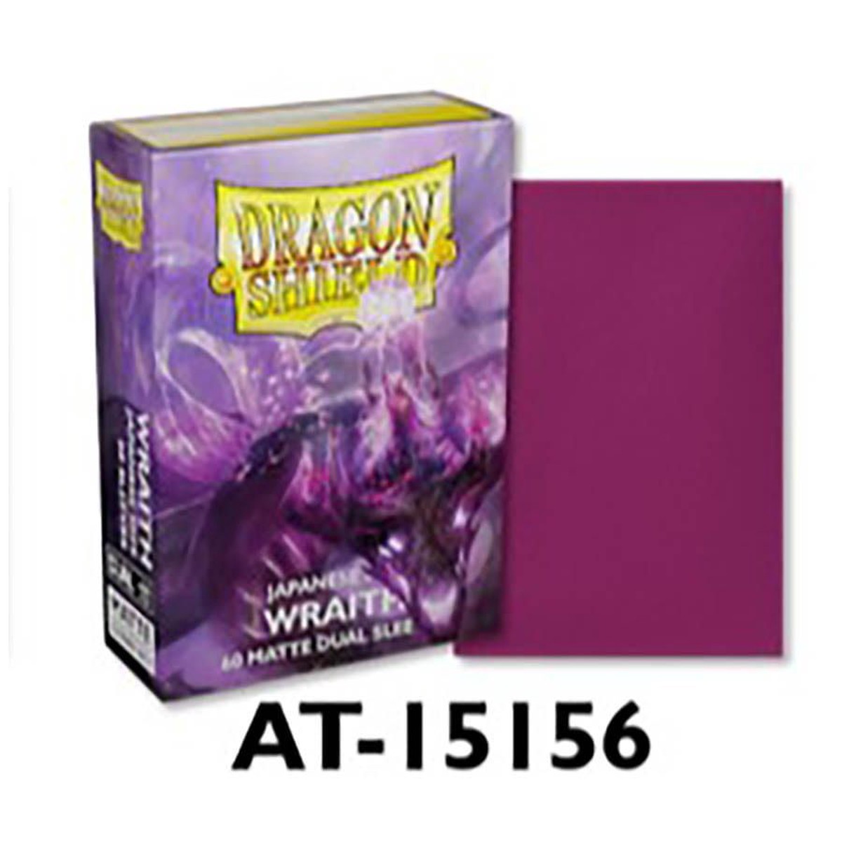 Dragon Shield 60ct Sleeves Japanese Size Matte Dual Wraith