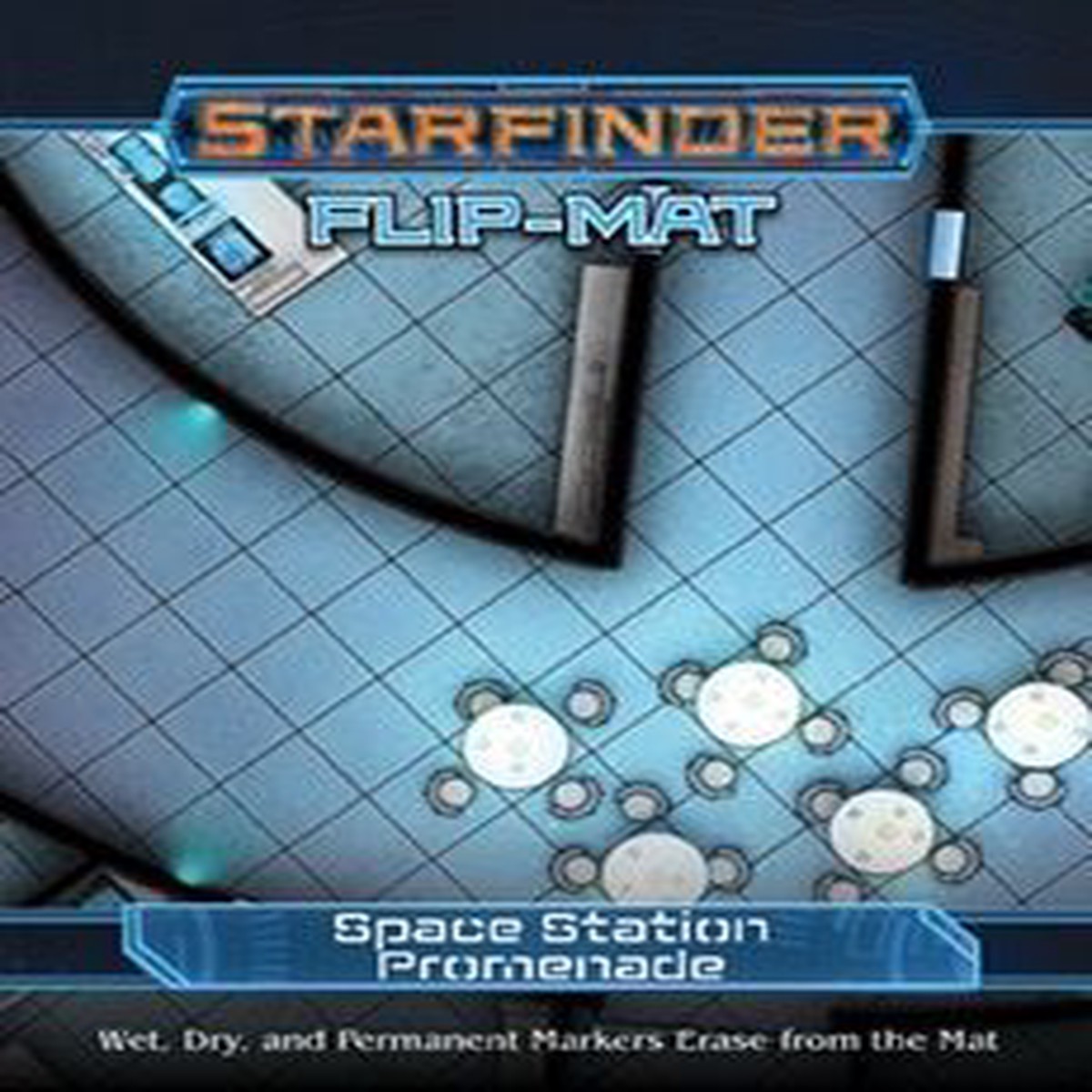 Starfinder Flip Mat Space Station Promenade