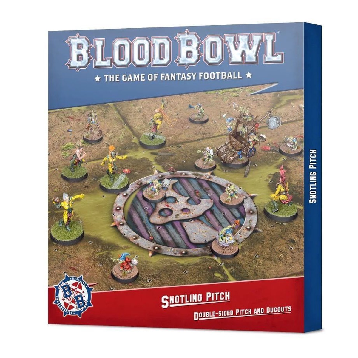 Blood Bowl Snotling Team: Double-Sided Pitch & Dugouts