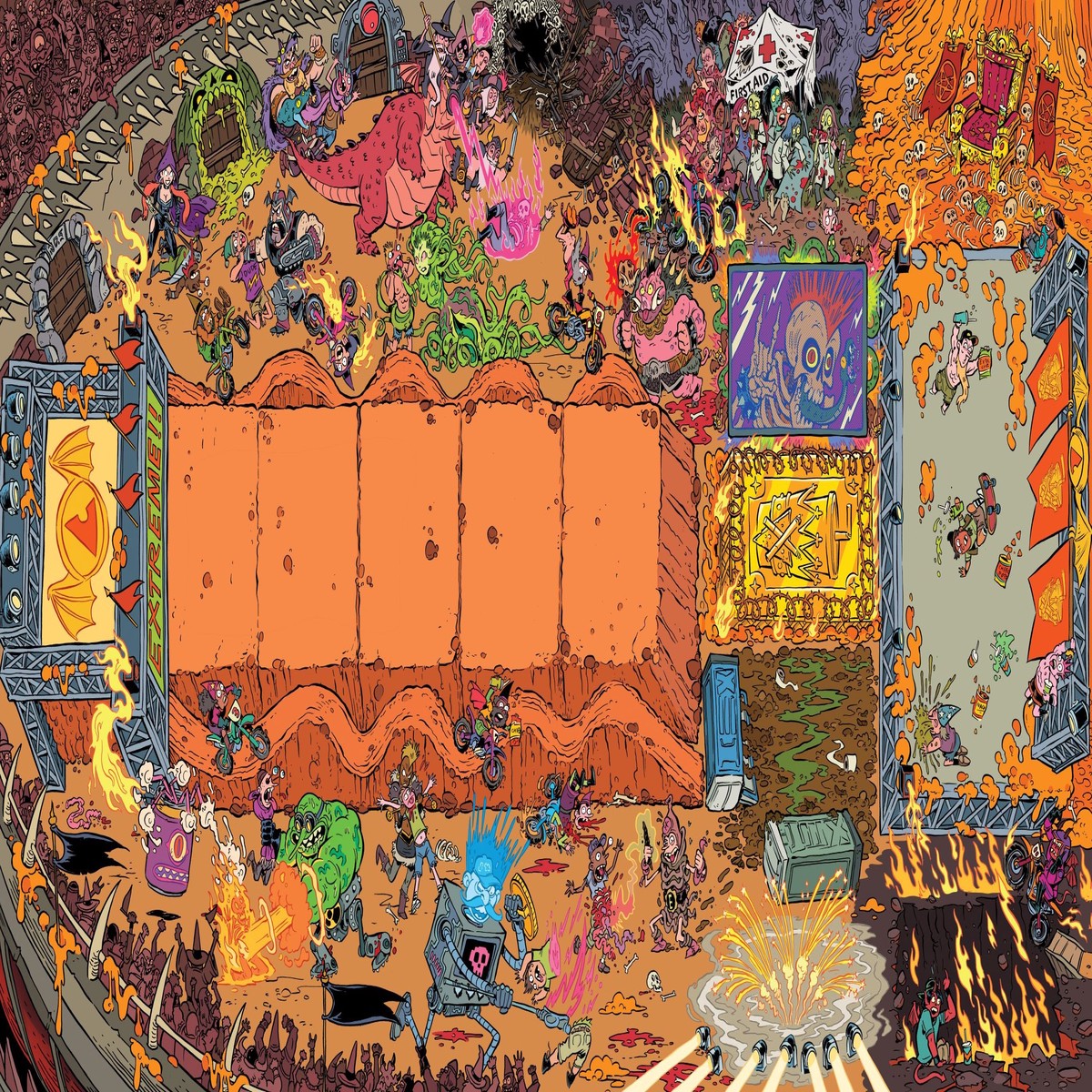 Epic Spell Wars Annihilageddon 2 Playmat