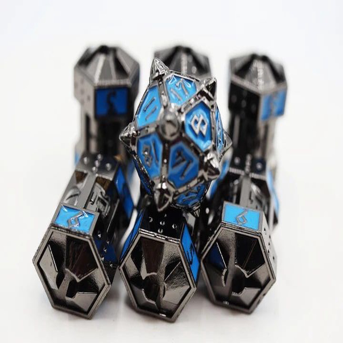 Foam Brain Games 7ct Metal CCG Dice Set Kepler-452B
