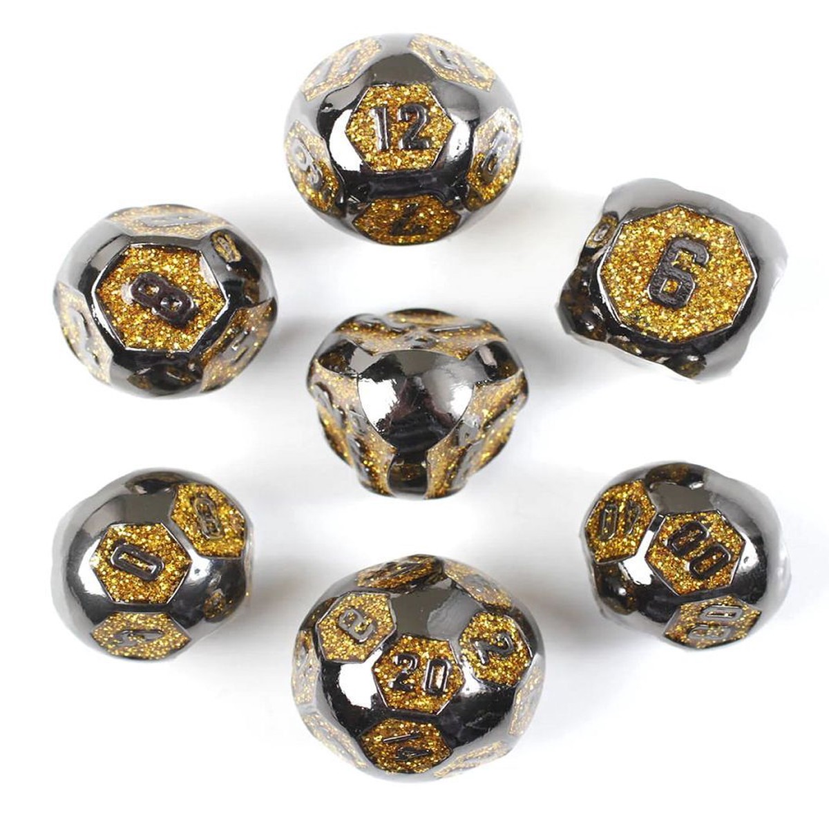 7ct Glorious Battle Metal Dice