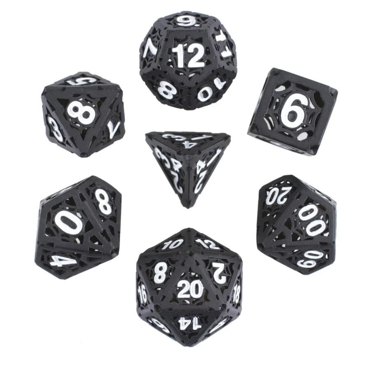 7ct Venomous Web Metal Dice