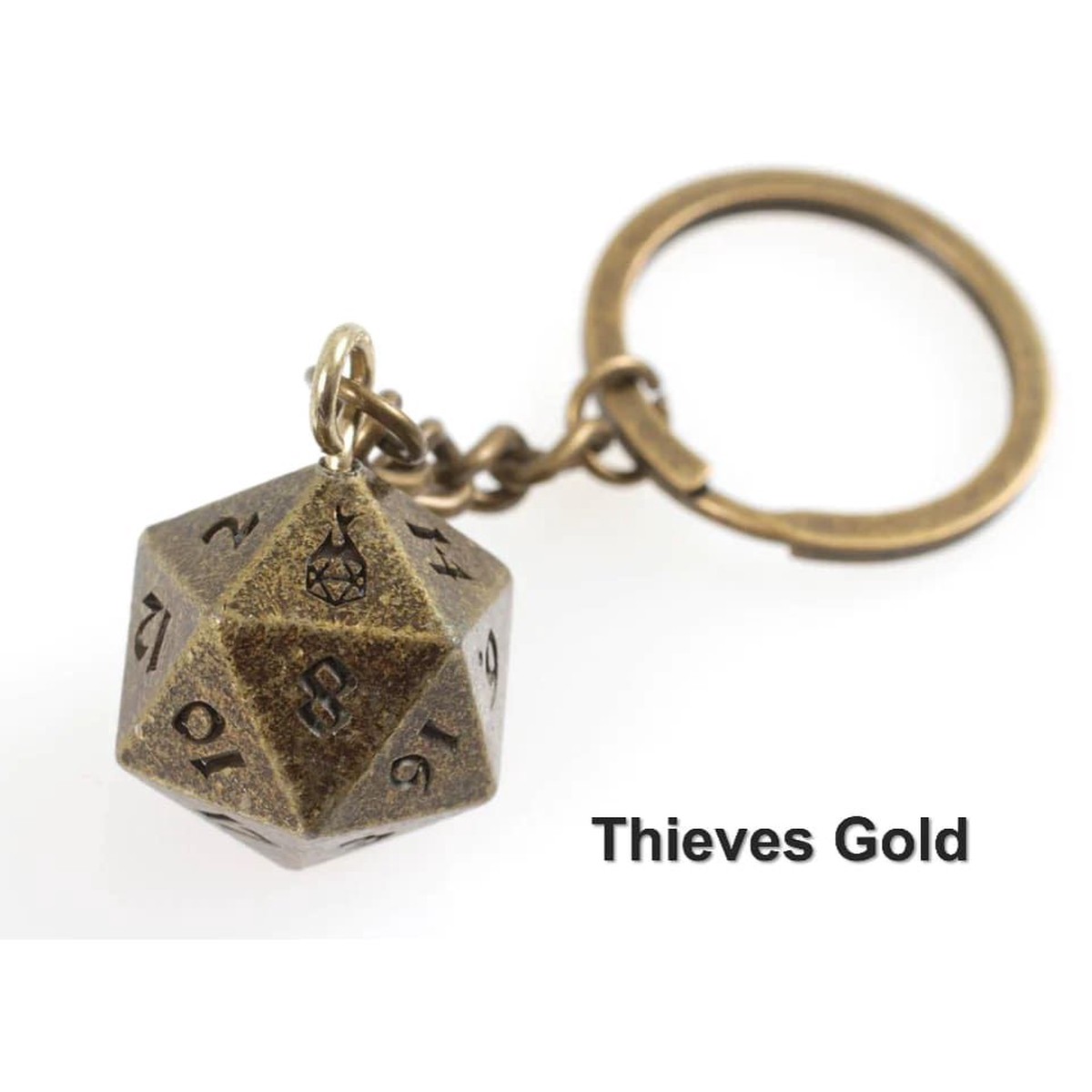 D20 Fob of Fate - Thieves Gold