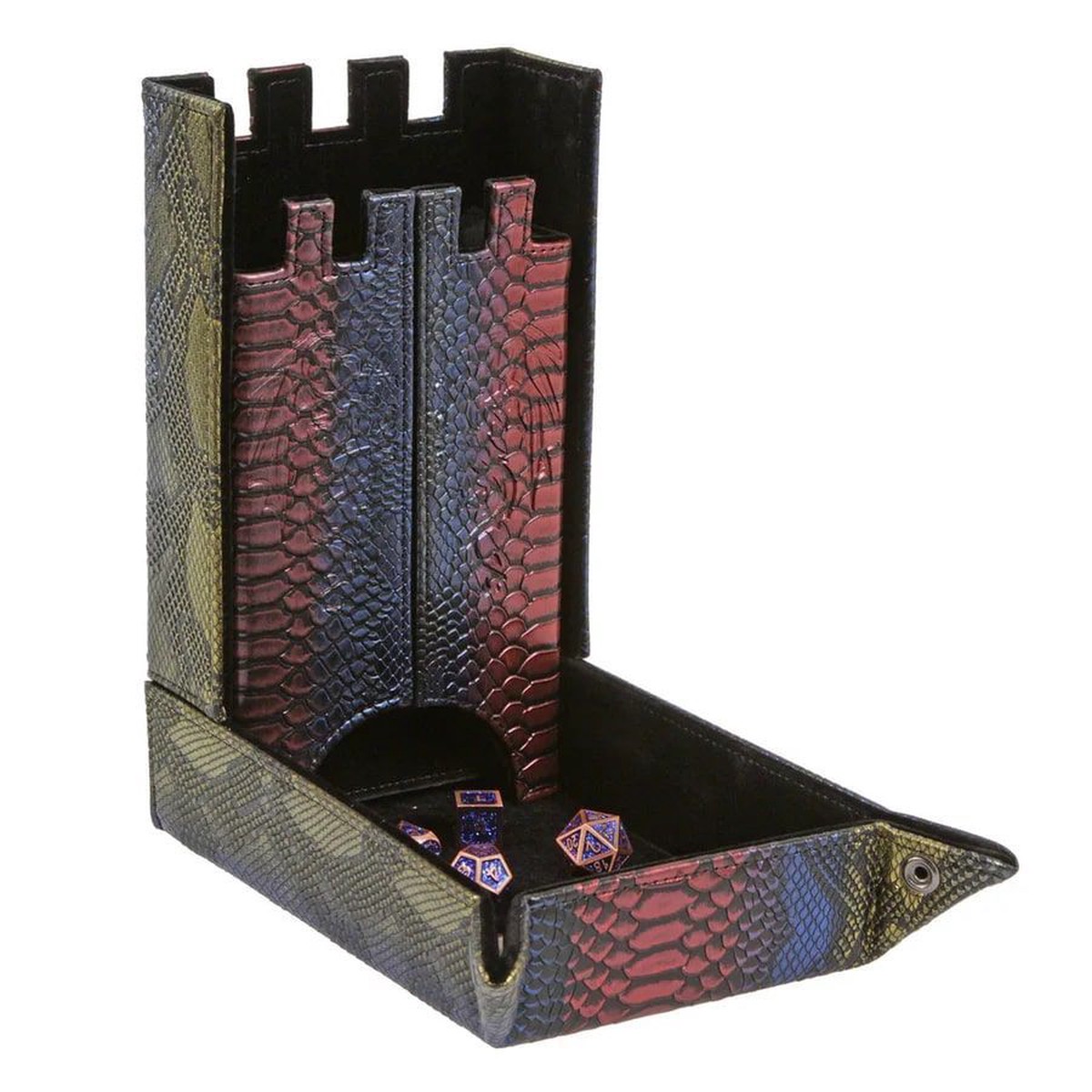 Rainbow Forged Draco Dice Tower