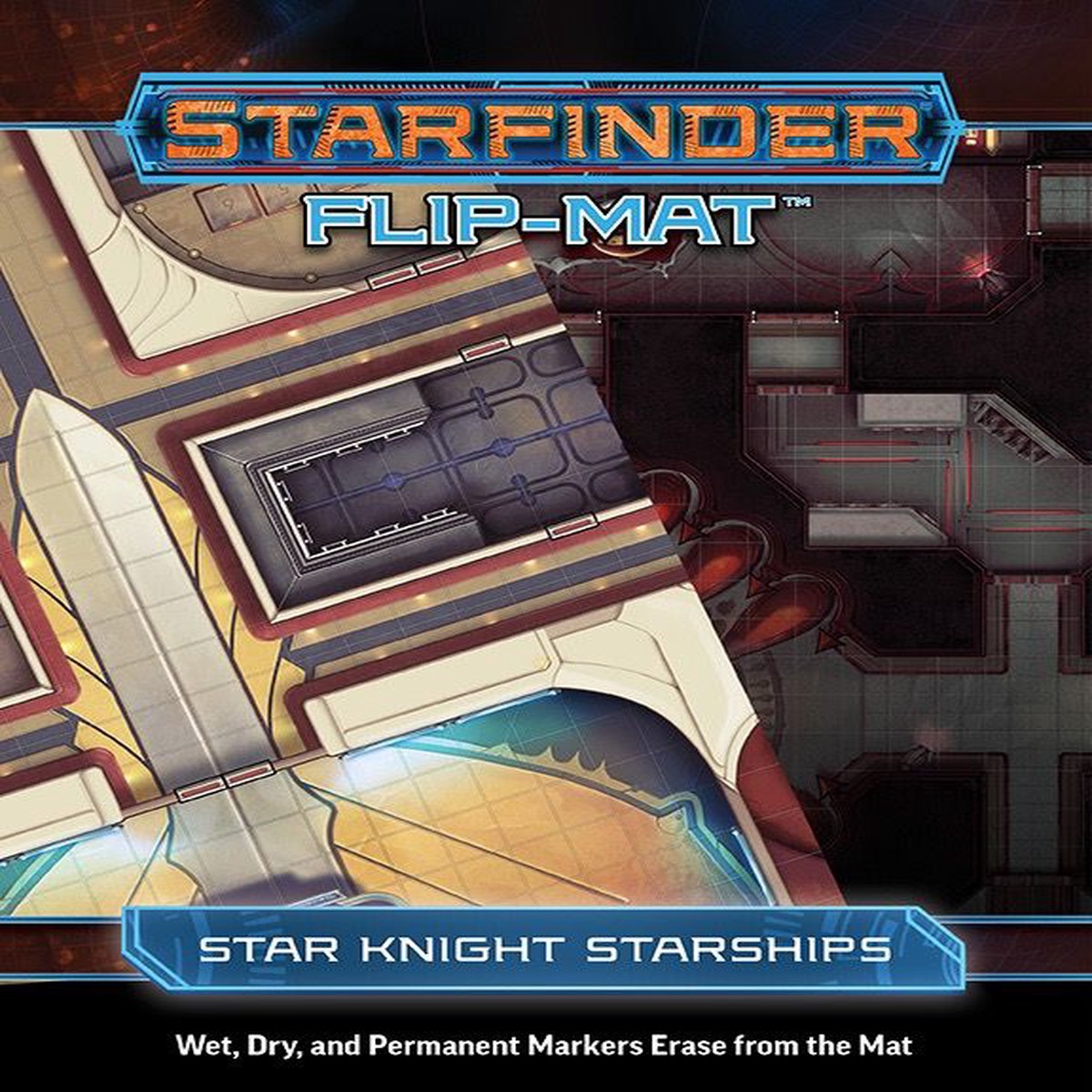 Starfinder Flip Mat Star Knight Starship